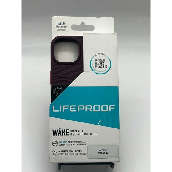 LifeProof WAKE Series Case for iPhone 13 Purple DropProof Eco Friendly - Picture 1 of 6